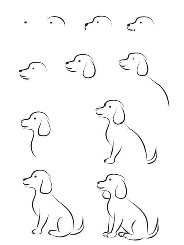 tekeningen van honden