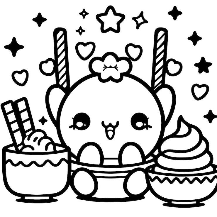 kawaii tekeningen