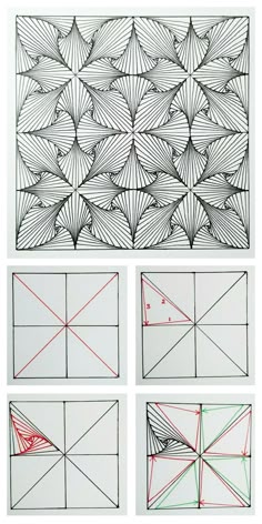 zentangle patronen stap voor stap