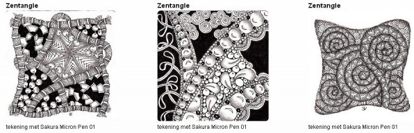 zentangle voorbeelden